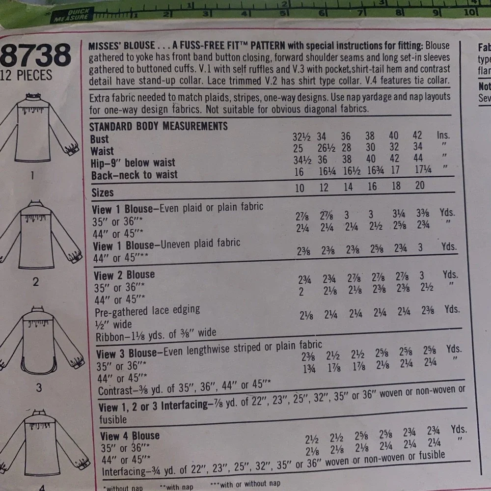 Simplicity 8738 vintage